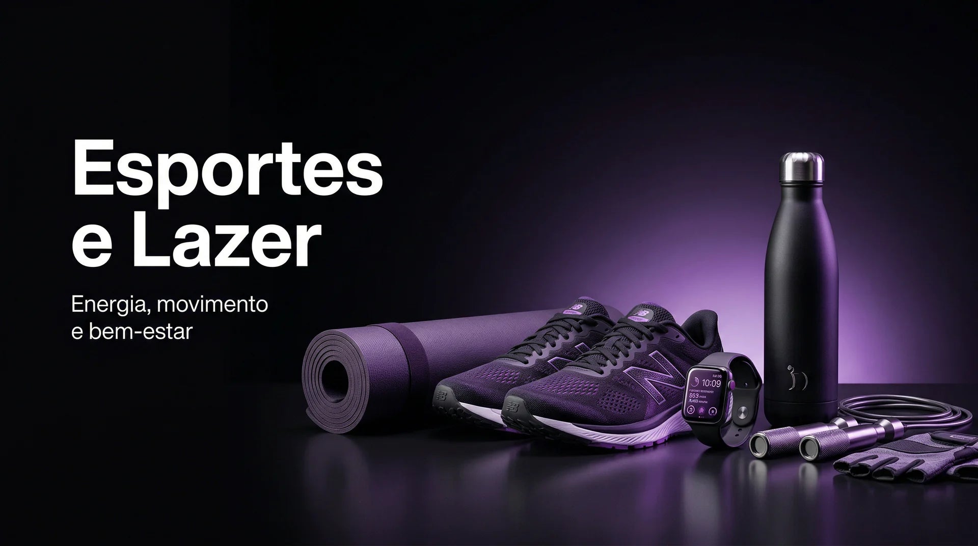Banner da coleção Esportes e Lazer