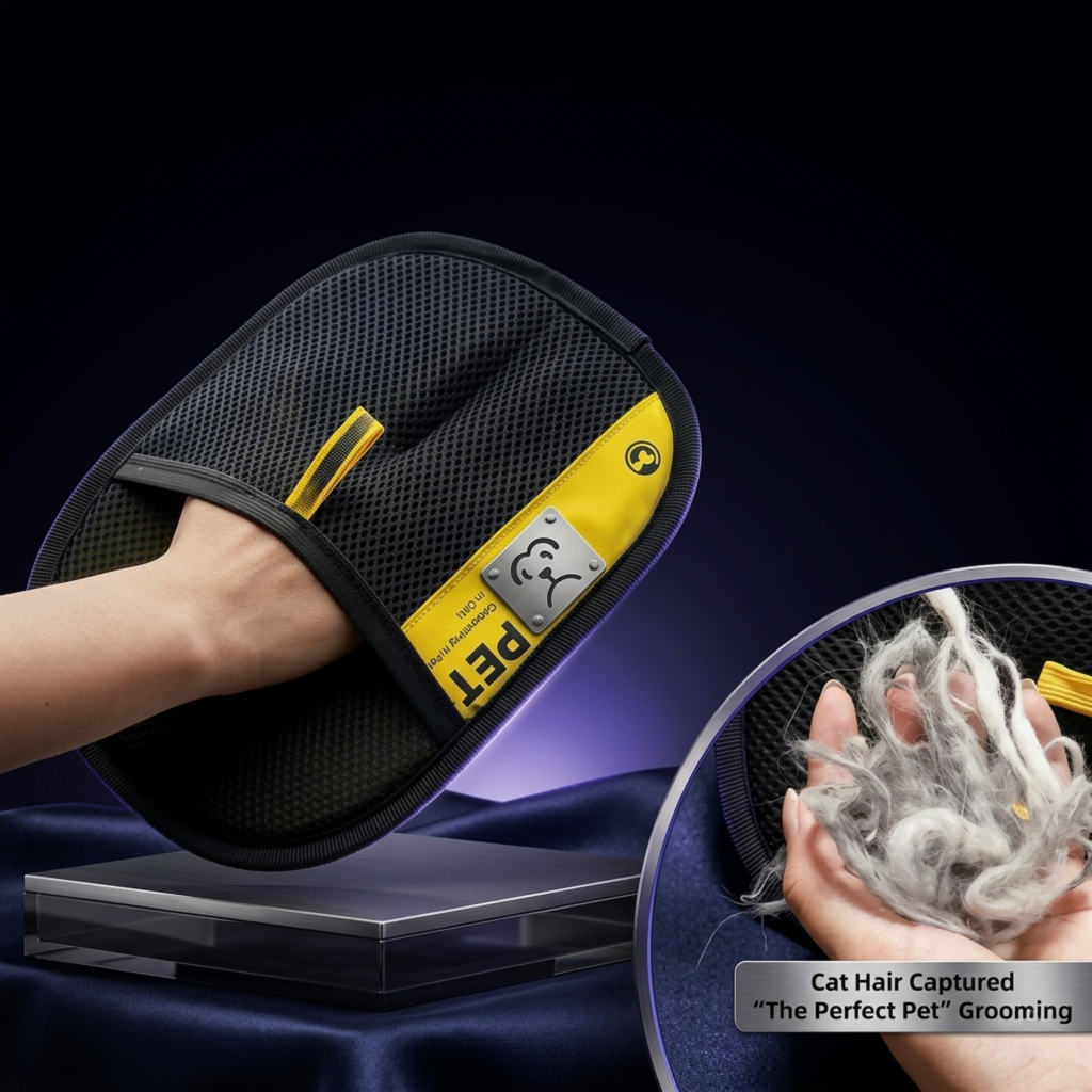Luva removedora de pelos para pets